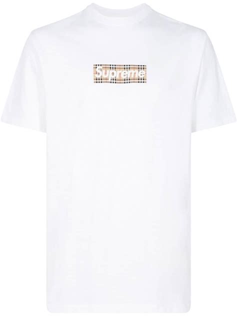 supreme burberry collaboration|supreme burberry box t shirt.